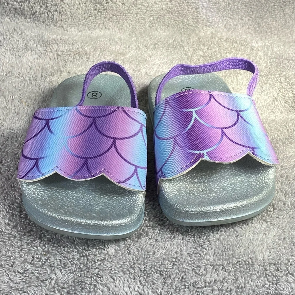 Girls‎ Size 8 Sandal’s Shoes Purple Slip On